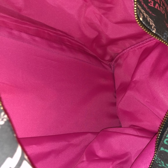 VS PINK Vintage Style Monogram Duffel Bag RARE - Picture 12 of 15